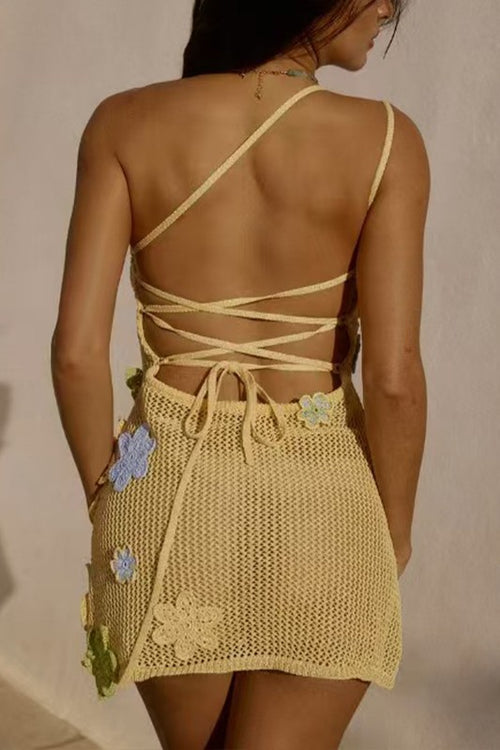 Knit Flower Dress