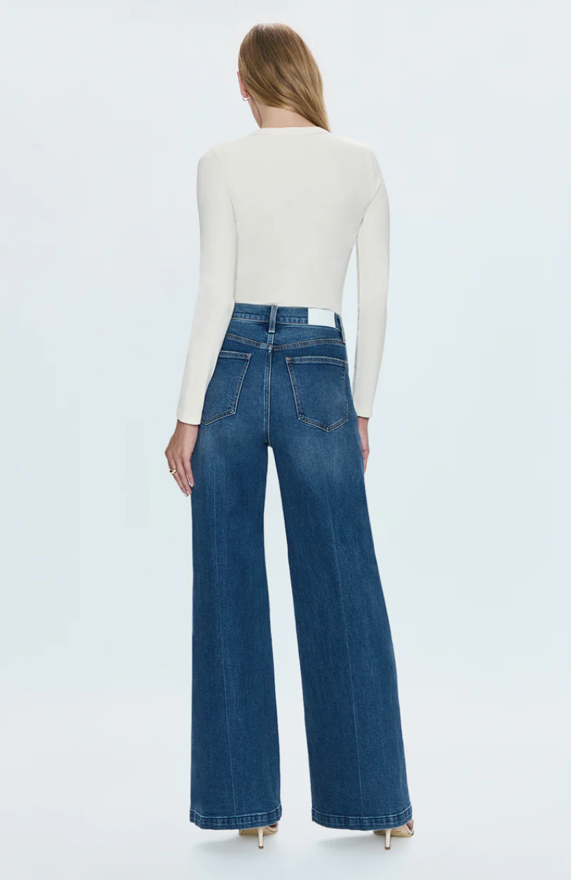 Lana High Rise Ultra Wide Jean color elevation