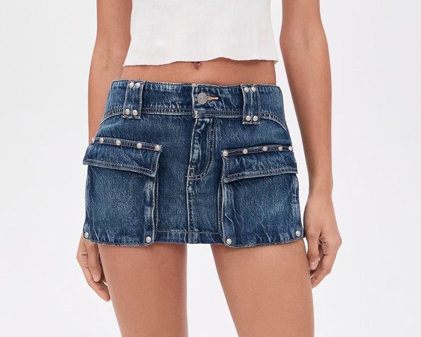 Hera studded denim