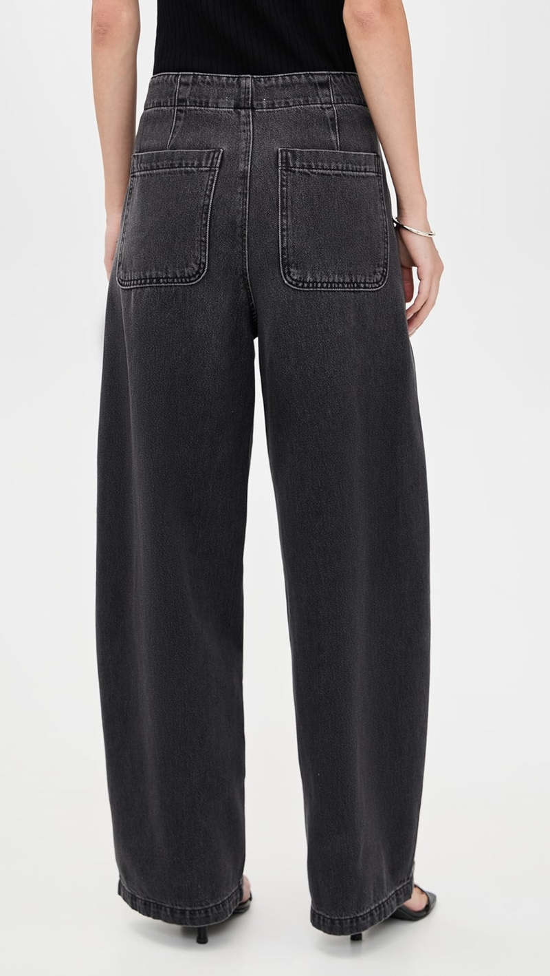 Lottie high rise relaxed bowed leg