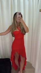 Marabou Dress