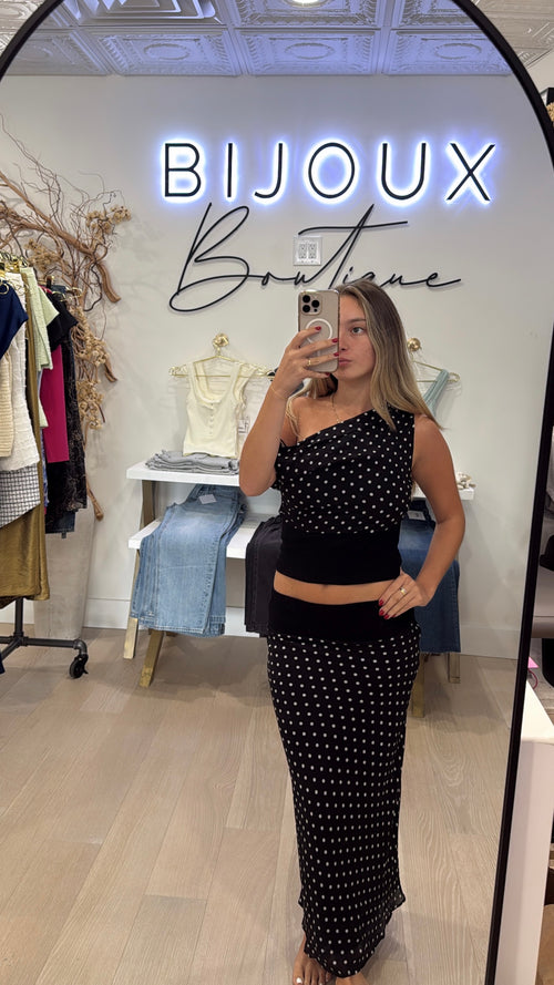 Polkadot Skirt Set