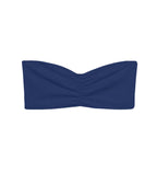 Ava Bandeau Top - Navy Terry