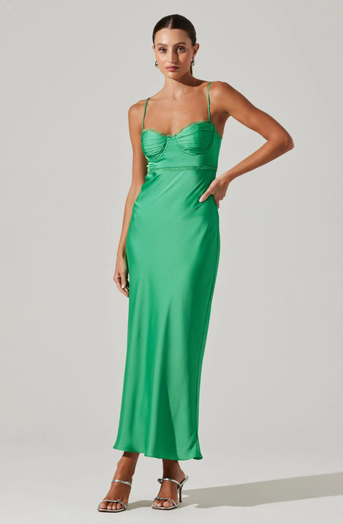 Astr Florianne dress GREEN