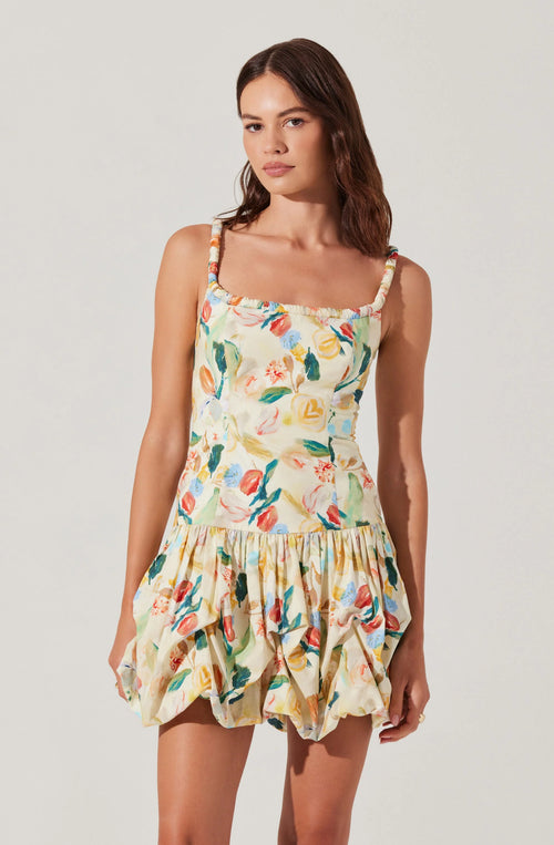 Astr Keyla Drop Waist Bubble Dress