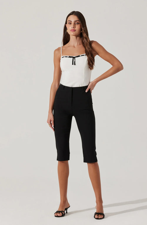 Astr Cardin Slim Fit Capri Pants