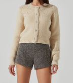 ASTR Sigourney Embellished Cardigan