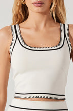 Sessy Contrast Stitch Sweater Tank