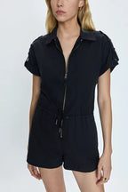 Pistola Meg Short Sleeve Zip Romper