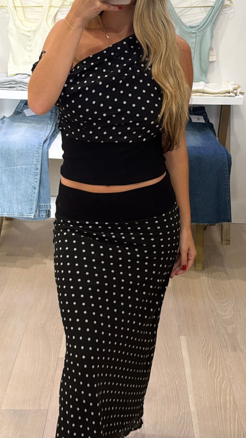 Polkadot Skirt Set