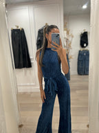 Sadie and Sage Lorelai Velvet Jumpsuit