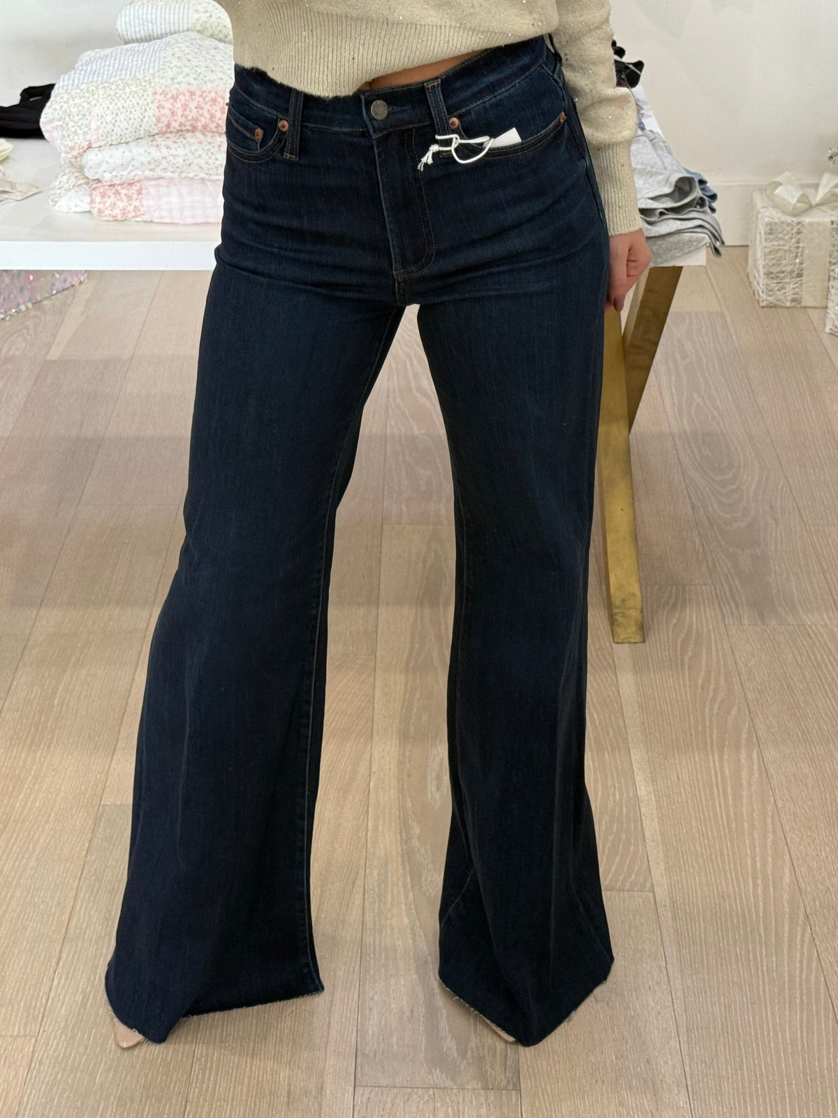 izzy tristesse high rise wide leg jean