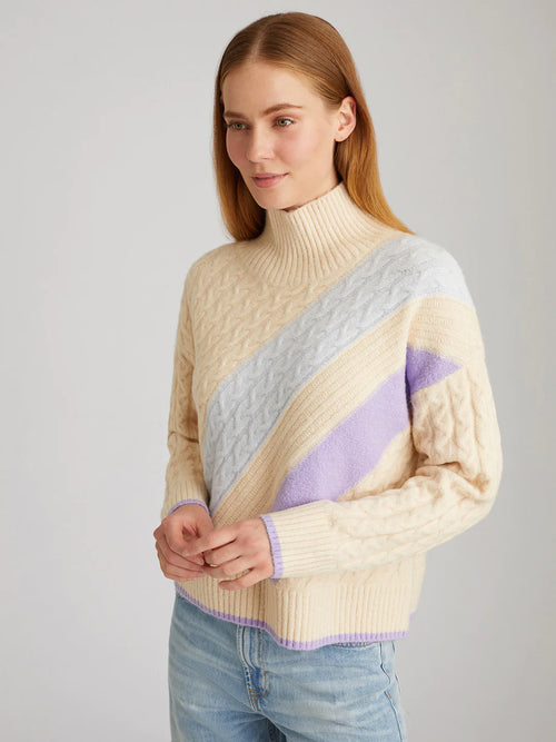 525 Ria Color-block Pullover