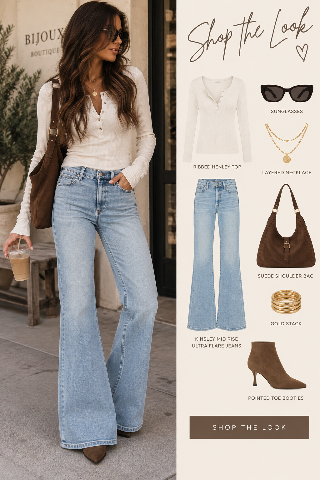 KINSLEY mid rise ultra flare