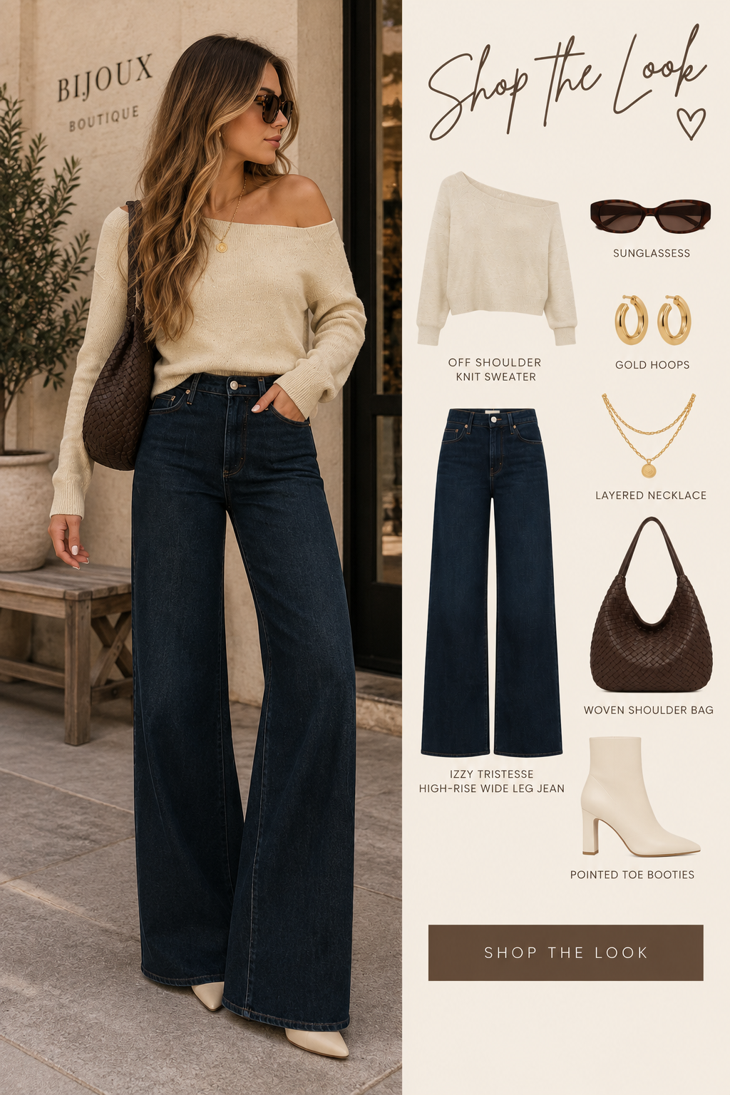 izzy tristesse high rise wide leg jean