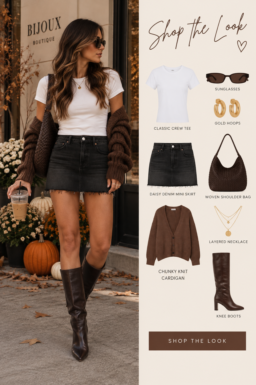 Daisy low slug mini skirt