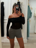 Maria suede shorts