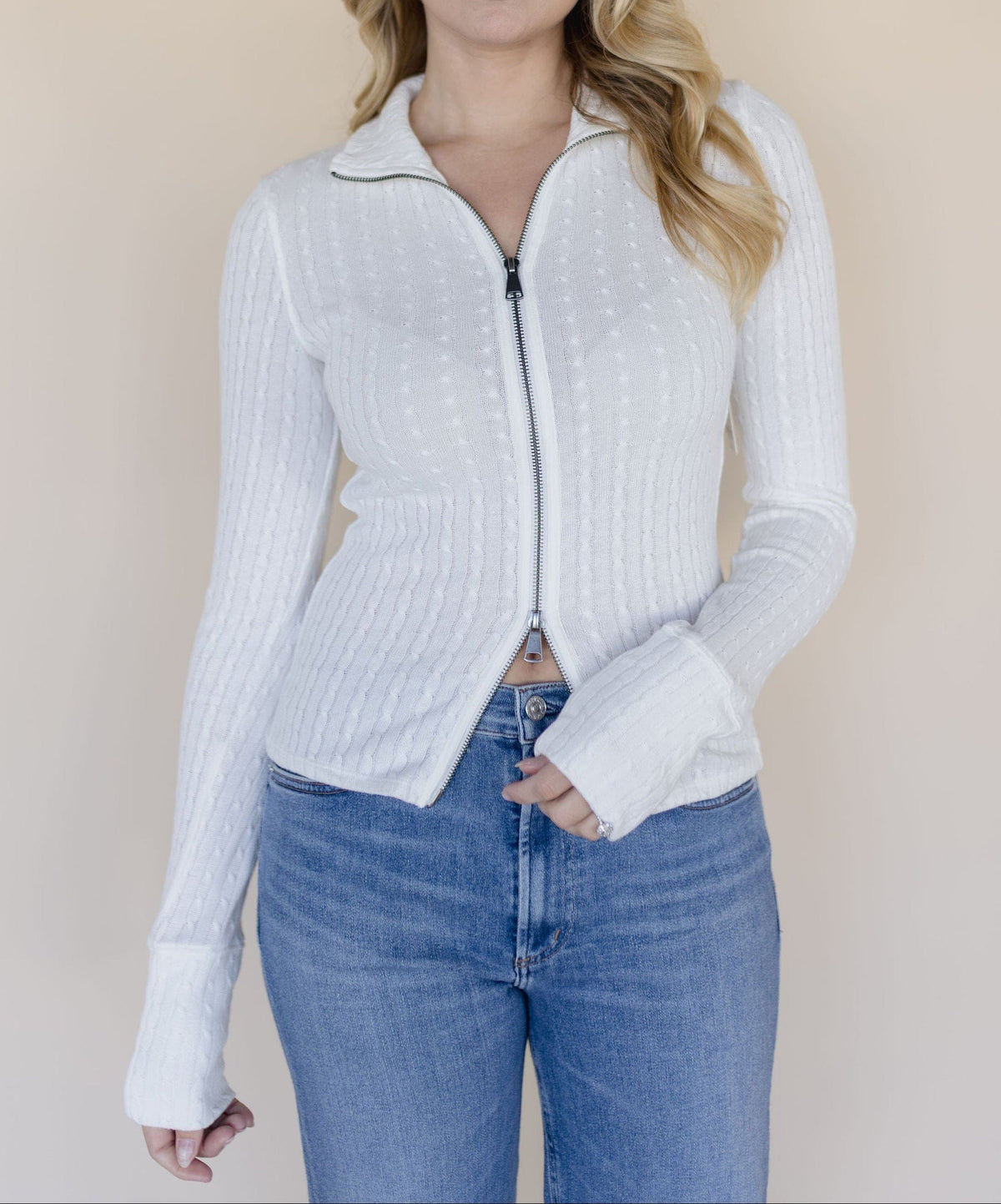 Zip Up Sweater