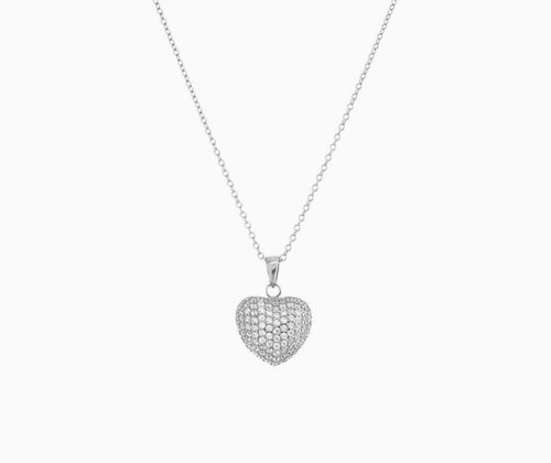 Adinas Puffy Heart Necklace