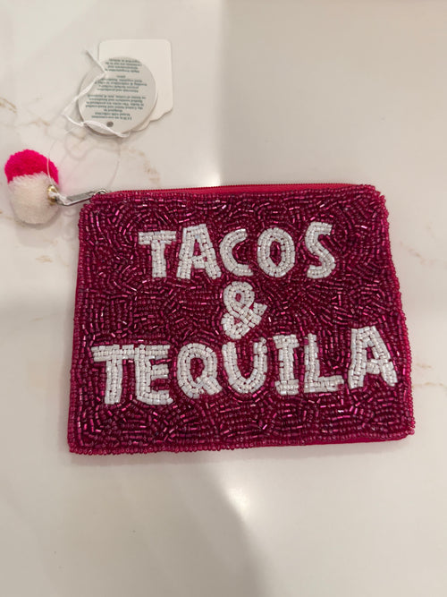 beaded pouch