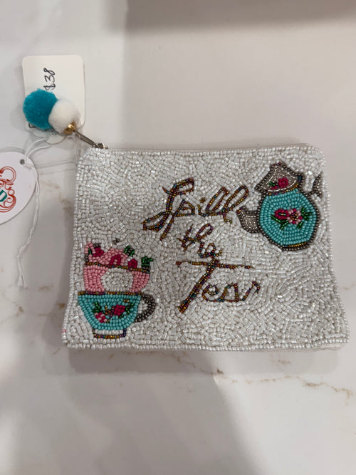 beaded pouch