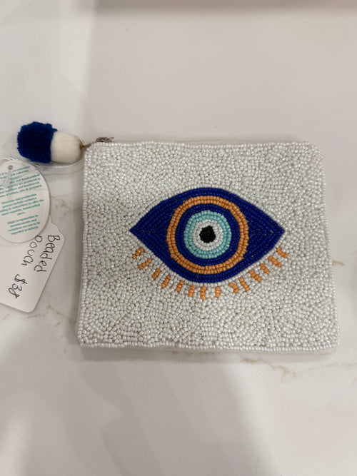 beaded pouch