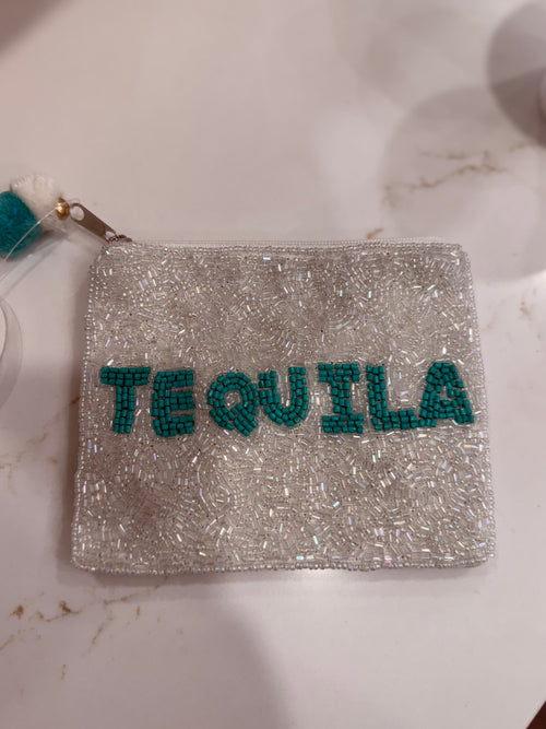 beaded pouch