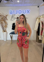 Reed short romper