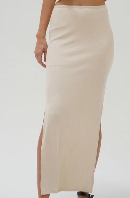 LNA Steph Ribbed Skirt