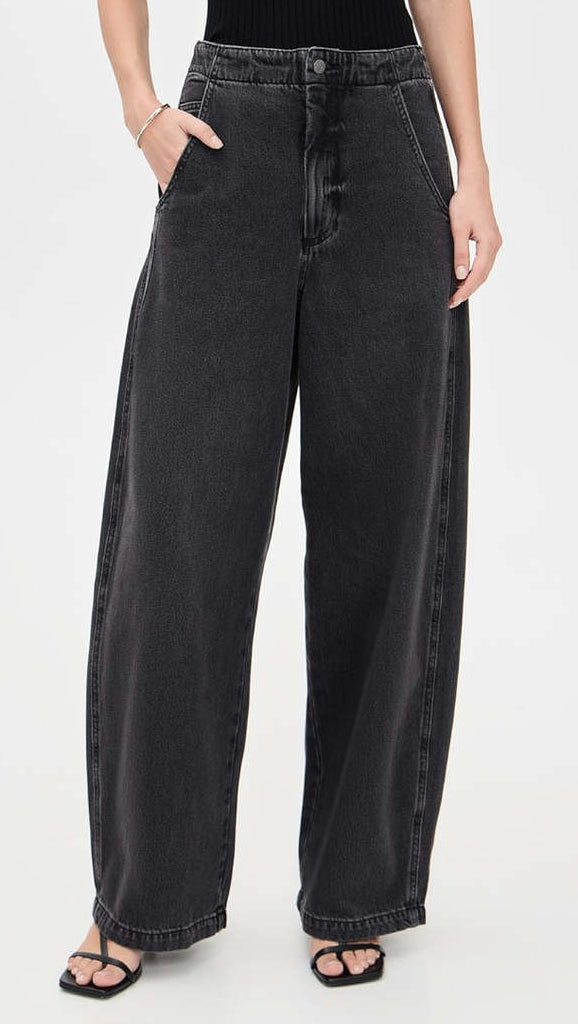 Lottie high rise relaxed bowed leg