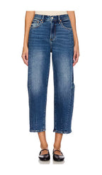 ELI high rise barrel leg jeans