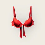 Red Underwire Bikini Top