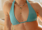 AGST swim cape may bluebird top