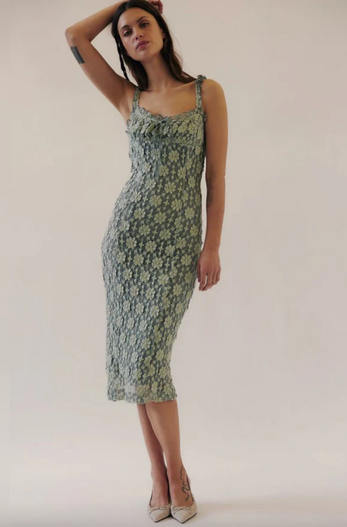FP Lucinda Lace Midi Dress