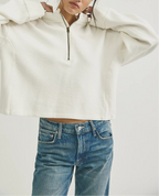 FP celeste quarterzip