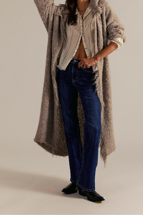 FP double knot high rise straight bootcut jeans