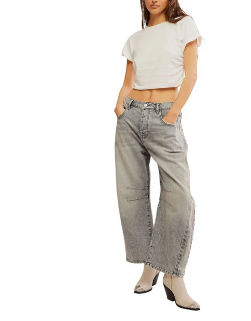 FP Barrel Mid Rise Jeans