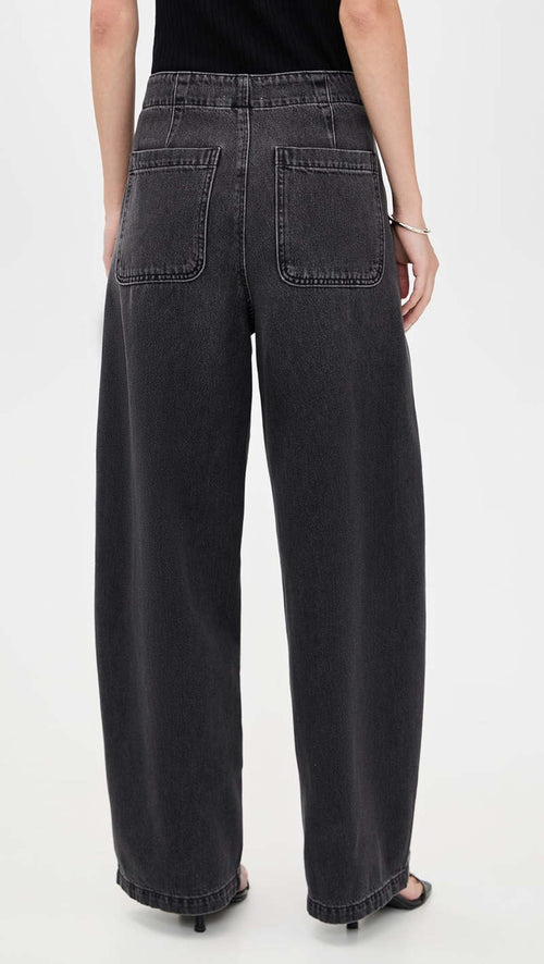 Lottie high rise relaxed bowed leg