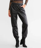 LNA Faux Leather Joggers